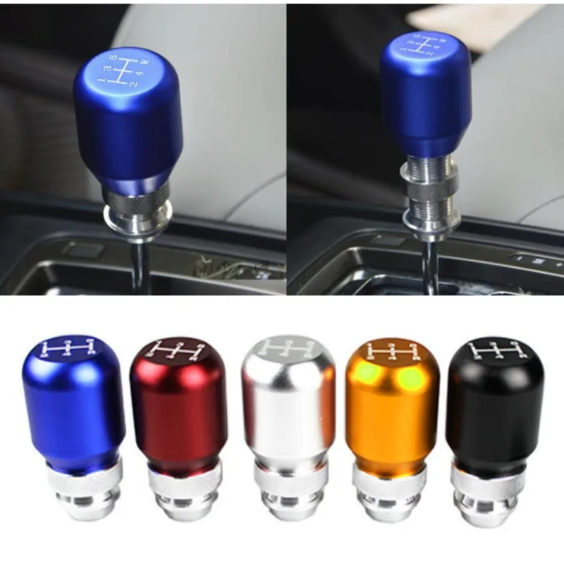 

Универсальная телескопическая регулируемая головка шестерни из алюминиевого сплава ручная Шестерня Автоматические Красочные автомобильные аксессуары Запчасти для модификации автомобиля