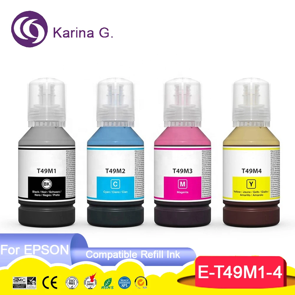 

T49M T49M1 T49M2 T49M3 T49M4 Premium Sublimation Compatible Color Bulk Water Based Bottle Refill Ink for Epson SC-F570 SC-F170