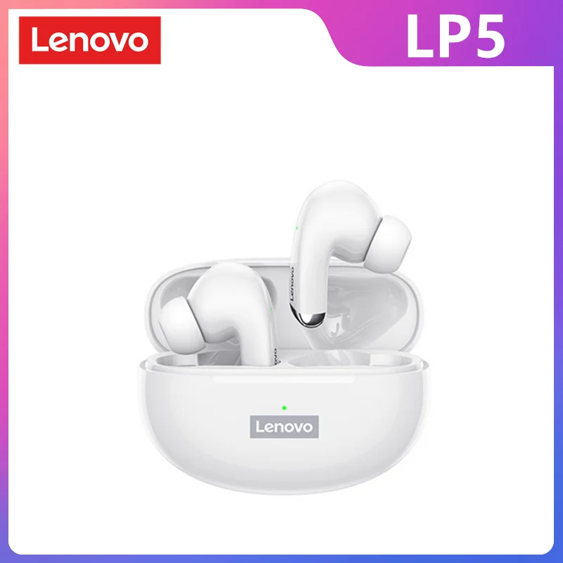 

Bluetooth-наушники Lenovo LP5, 9D стерео, водонепроницаемые, с микрофоном