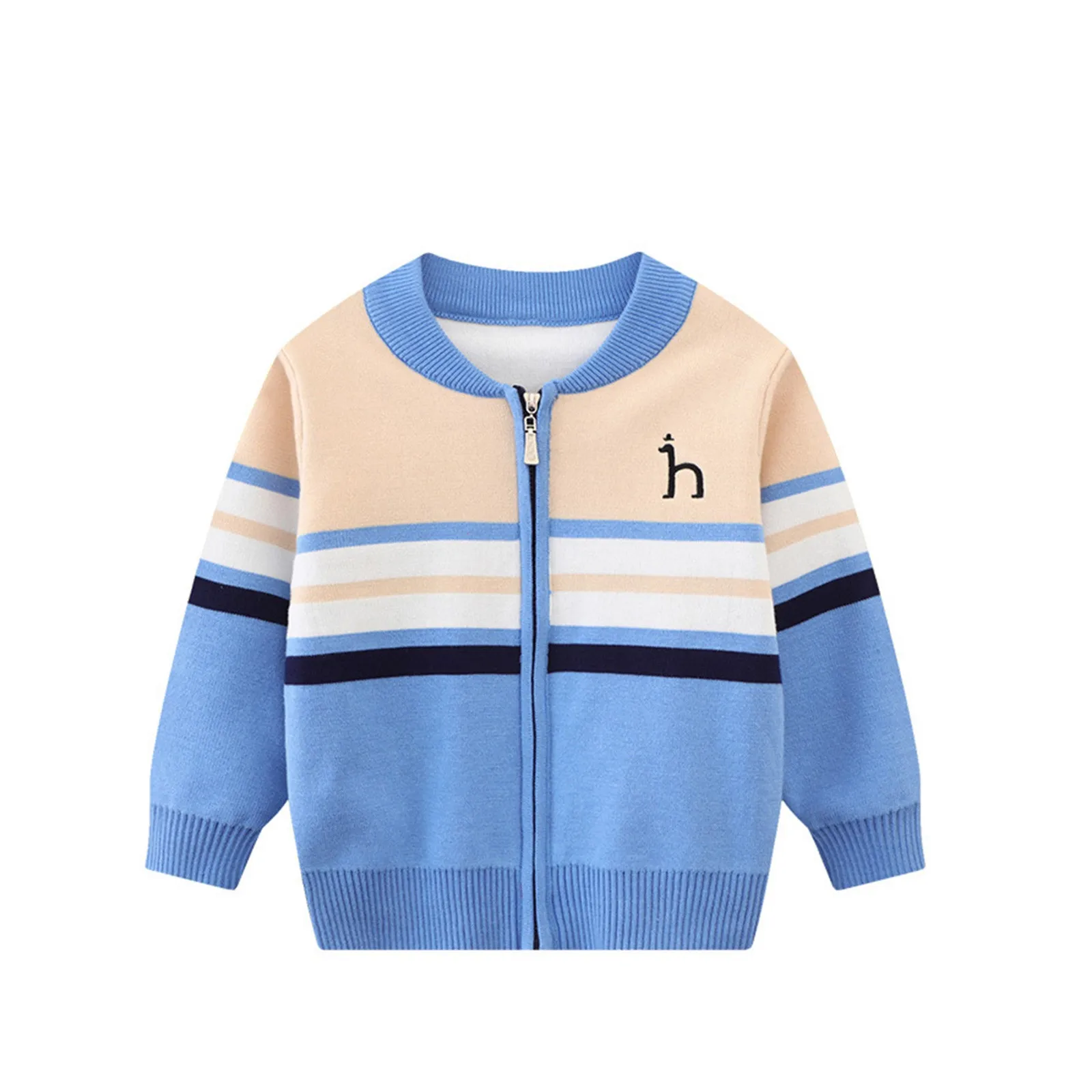 Toddler Boys Full Zip Knit Cardigan Sweater Long Sleeve Outwear Outfit For Kids Children Cots 5 Toddler Boys Full Zip Knit Cardigan Sweater Long Sleeve Outwear Outfit For Kids Children Cots 5