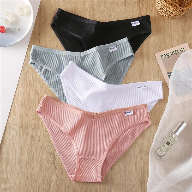 Underpants Low-Rise Comfortable Colors Size Sexy Underwear Panties 8 Briefs Pantys Panties Women Intimates Cotton Plus Lingerie