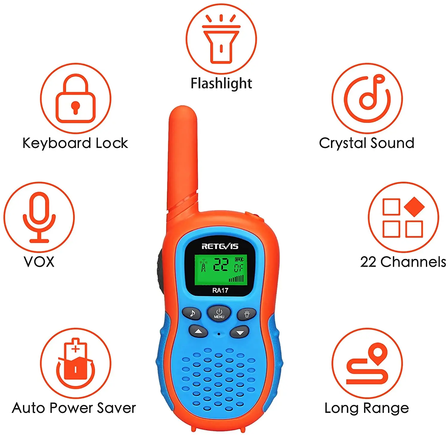 retevis ra617 walkie talkie kids 3pcs camping hiking best birthday gift toy walkie talkies for boys and girls childrens radio free global shipping