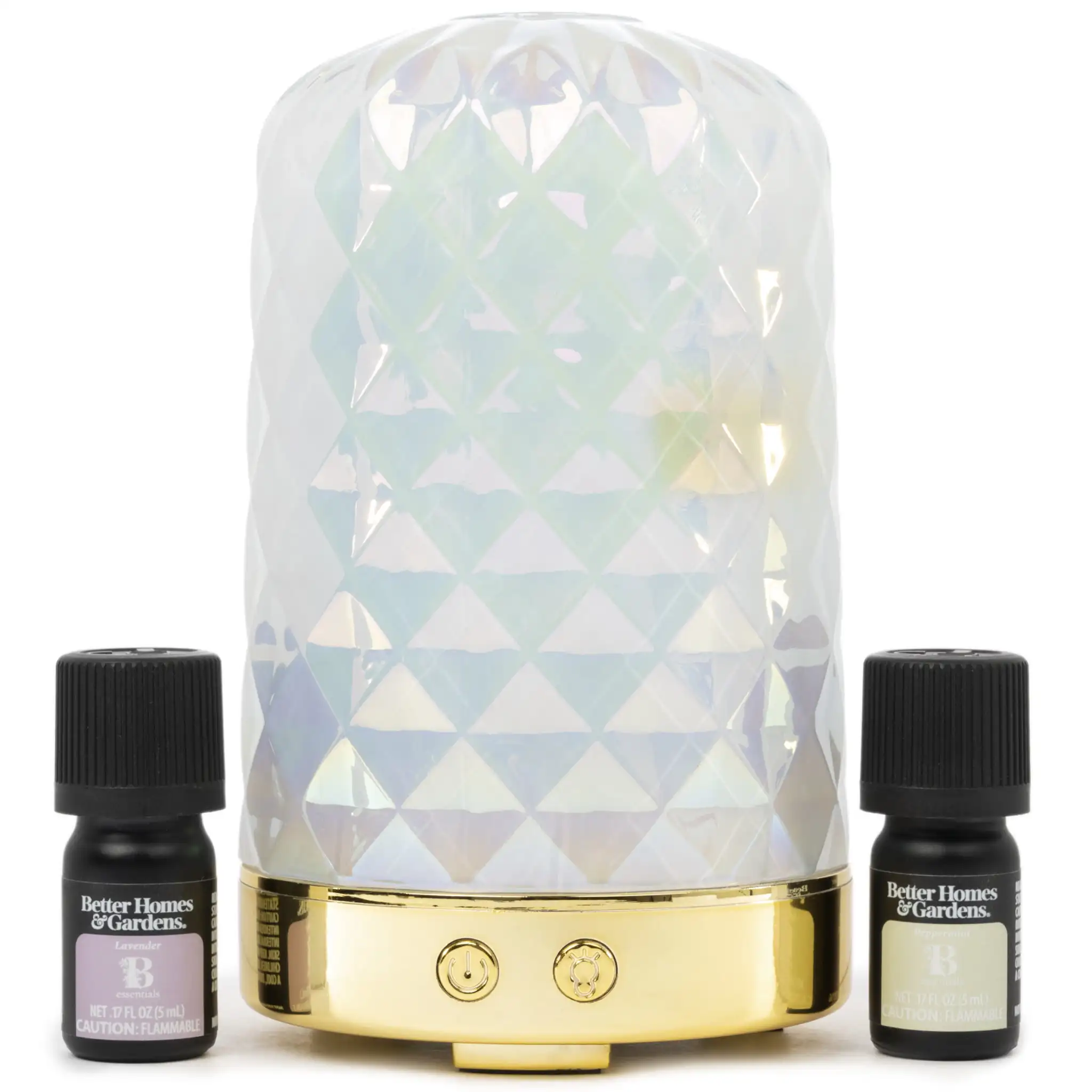 

3 Pieces Diffuser Set, Textured Iridescent, 100 mL