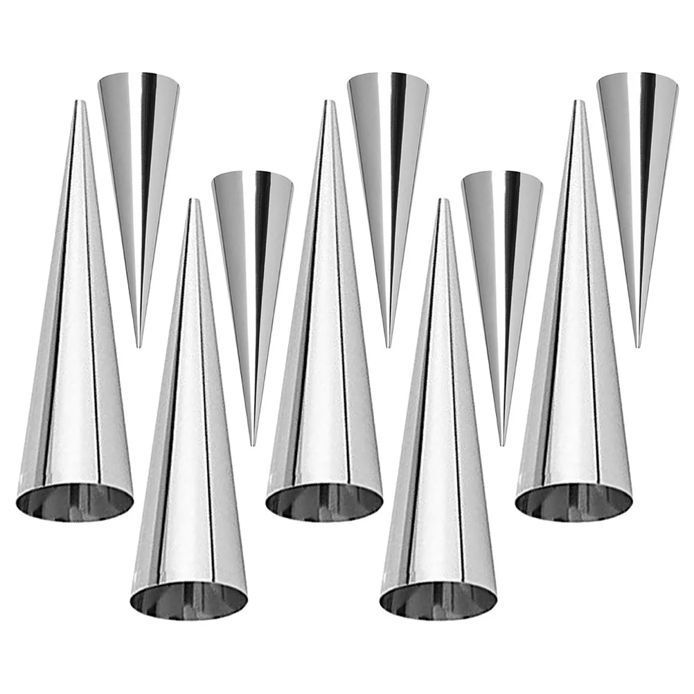 10 шт. инструмент для круассанов набор корнета-канноли металлические конусы