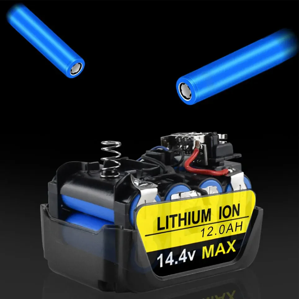 Литий-ионная батарея для электроинструментов Dewalt 14 4 В Ач/Ач DCB140 DCB141 DCB142 DCD735L2 DCF835C2