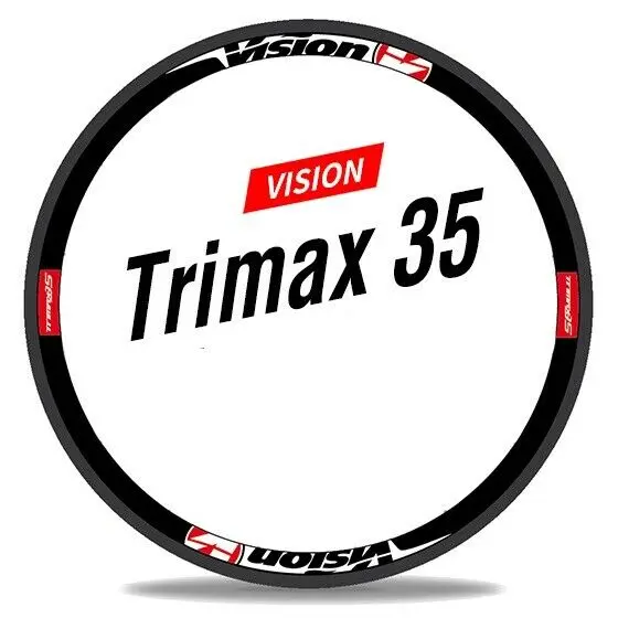 

vision trimax 35 sticker road bike bicycle sticker carbon wheel cycling decals T35