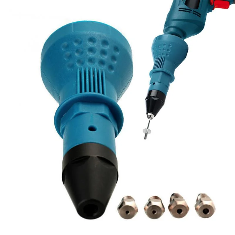 

Realmote Electric Pull Rivet Gun Adapter Riveting Tool Cordless Drill Insert Nut For Blind 2.4 To 4.8mm