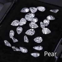 3x5mm pear lab diamond x3pcs lab emerald 3x5 pear x1pc 3 5mm square lab diamond x1pc