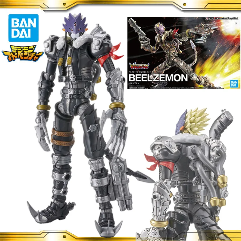 

In Stock Original BANDAI Figure rise Digimon Adventure Beelzebumon Anime Action Figures Assemble Collection PVC Model Toys