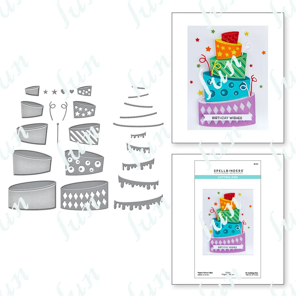 

2022 Hot Sale New Cake Shape Metal Cutting Dies Stencils for DIY Scrapbooking Photo Album Decorative Embossing Diy Paper Cards