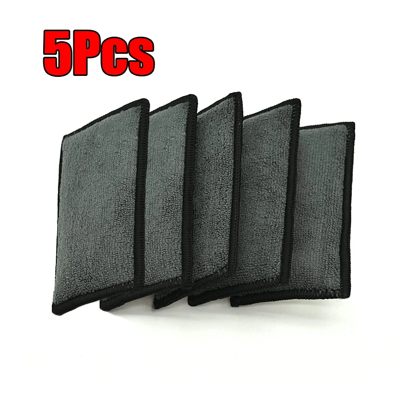 

Чистка салона из микрофибры (5 x 3 дюйма) Аппликаторы Двусторонняя губка для чистки кожи, пластика, винила и обивки