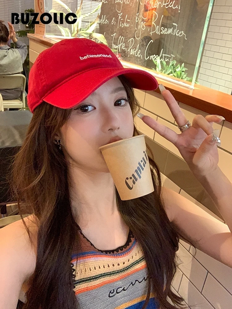 Модная бейсбольная Кепка с вышивкой в Корейском стиле от модного бренда Ins