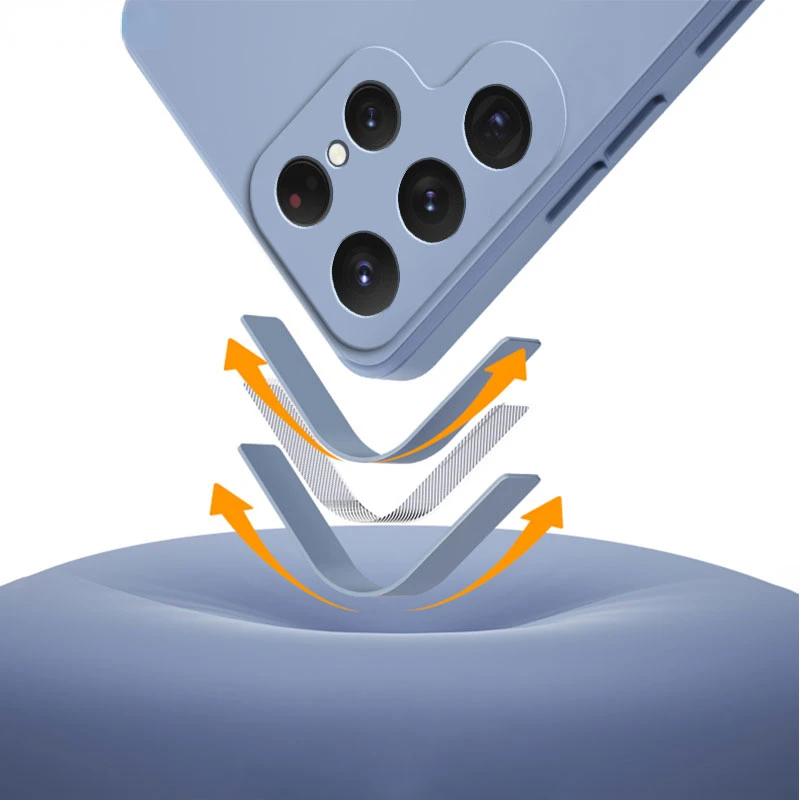 Оригинальный чехол из жидкого силикона чехлы для Samsung Galaxy S 24 S24 Plus Защитные