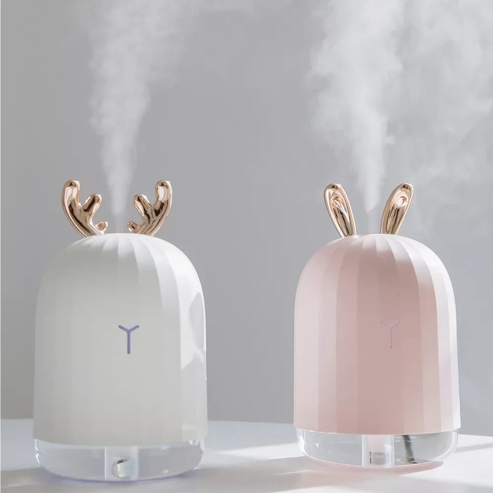 

NEW2023 High Quality 220ML Ultrasonic Air Humidifier Aroma Essential Oil Diffuser for Home Car USB Fogger Mist Maker with LED Ni