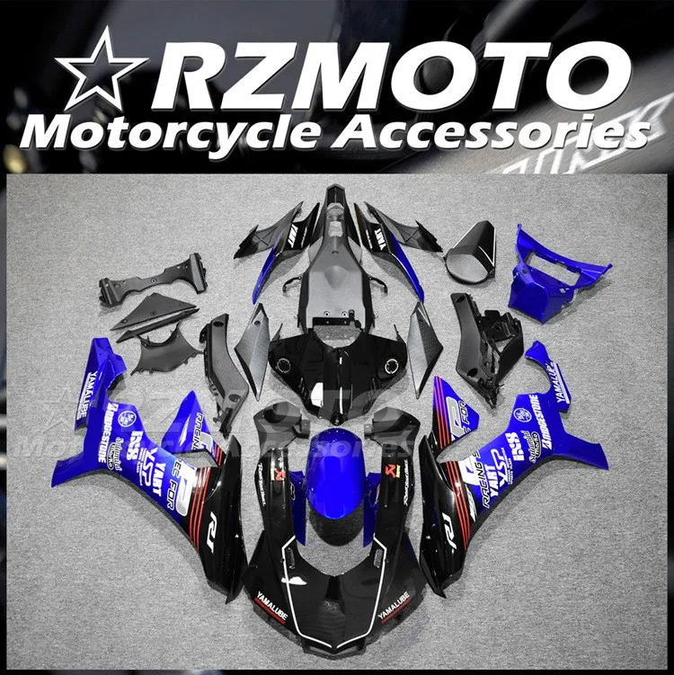 

Новый комплект обтекателей из АБС-пластика, подходит для YAMAHA YZF - R1 R1m 2015 2016 2017 2018 2019 15 16 17 18 19, комплект кузова синего и черного цвета