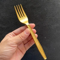 30pcs gold plastic cutlery spoons forks knife set flatware reusable plastic tableware birthday anniversary supplies