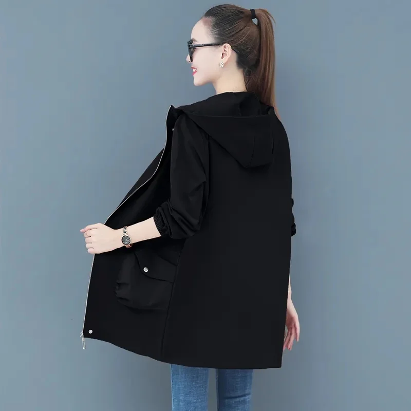 Женская куртка новинка весны 2022 модное тонкое пальто с длинным рукавом и