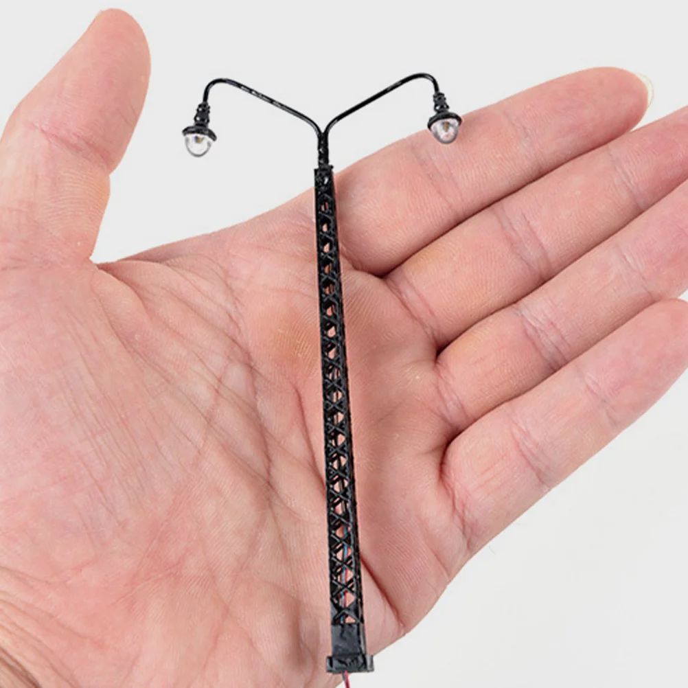 2 шт. модель садовый светильник мини-принадлежности для дома сигнал поезда