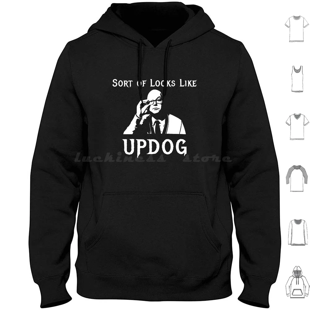 

In The Shadows Colin Sort Of Looks Like Updog Black And White Design Hoodie cotton Long Sleeve What We Do In The Shadows Movie