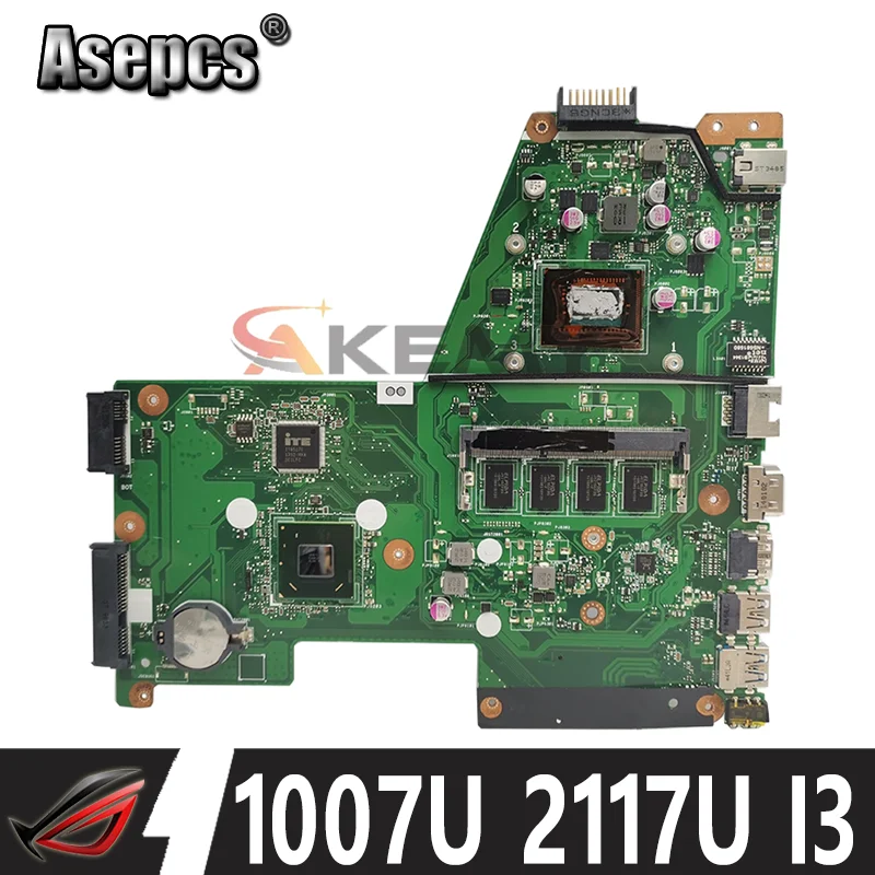 

X451CA Laptop Motherboard for ASUS X451C X451CA F451C Original Notebook Mainboard 1007U 2117U I3 CPU 2GB RAM