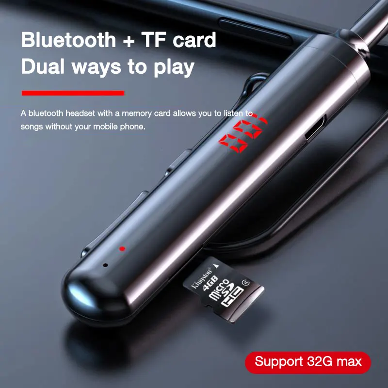 Фото Беспроводные стереонаушники с поддержкой Bluetooth, 60 часов работы №3