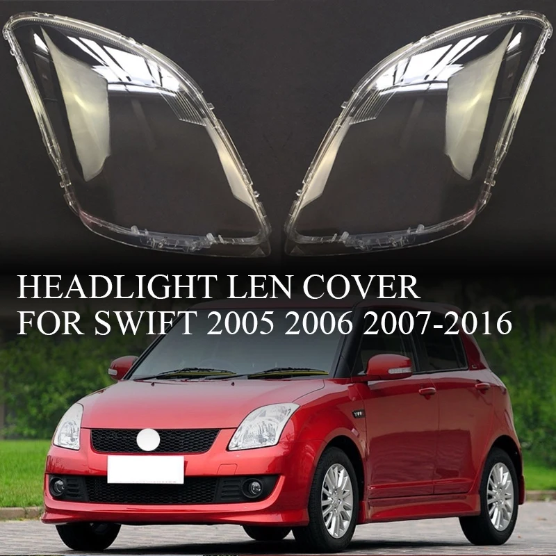 

Car Headlight Lens Cover Transparent Headlight Shell for Suzuki Swift 2005 2006 2007 2008 2009 2010 2011-2016