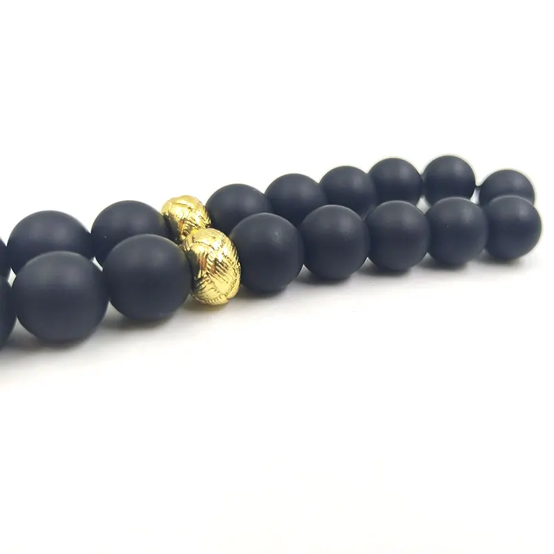 ALBASHAN Tasbih мужские черные матовые Агаты камень мусульманские молитвенные бусины