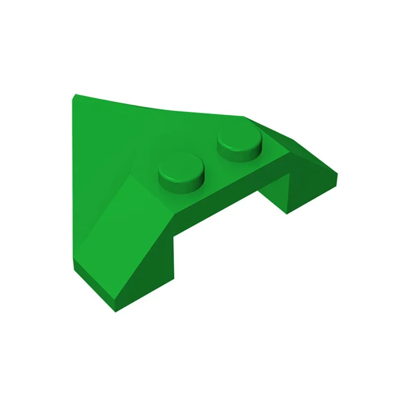 Gobrick 1 шт. MOC Наклонный 4x4 острые кирпичи совместимые с 22391 моделями строительных