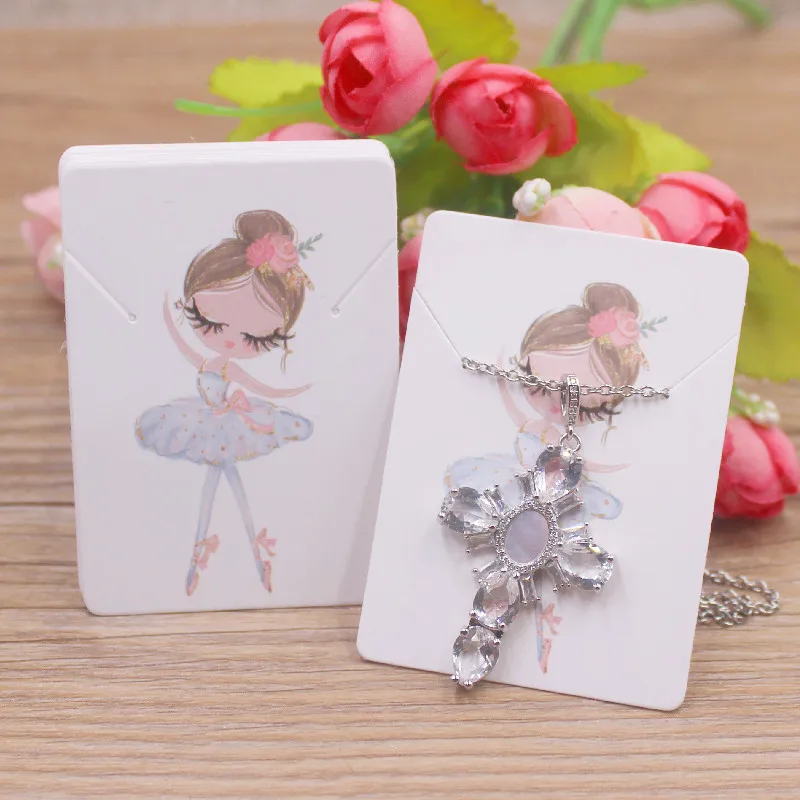 Набор упаковки ювелирных изделий ZerongE: красочные бумажные браслеты и ожерелья