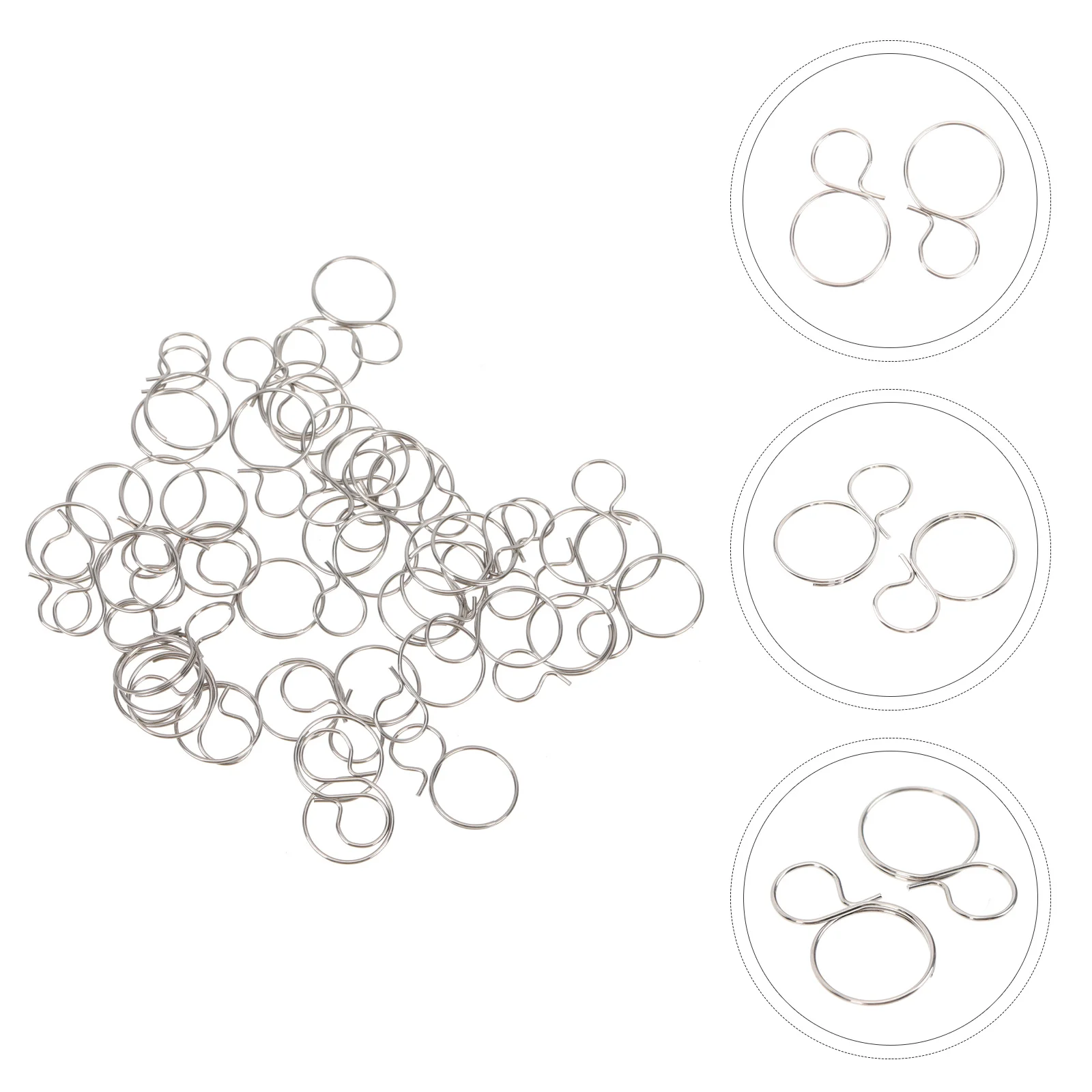 

Ring Chandelier Pendant Lamp Crystal Accessories Connection Diy Drops Beads Curtain Drop Metal Connectorbead Octagon Chandeliers