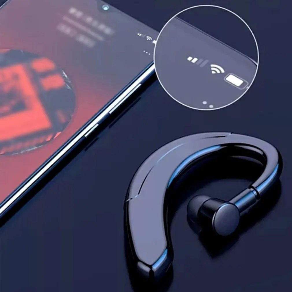 S11 Car Business Bluetooth-compatible 5.0 Headset Handsfree Headphones Mini Strong Bass Wireless Earphones Earbud Earpiece - купить по