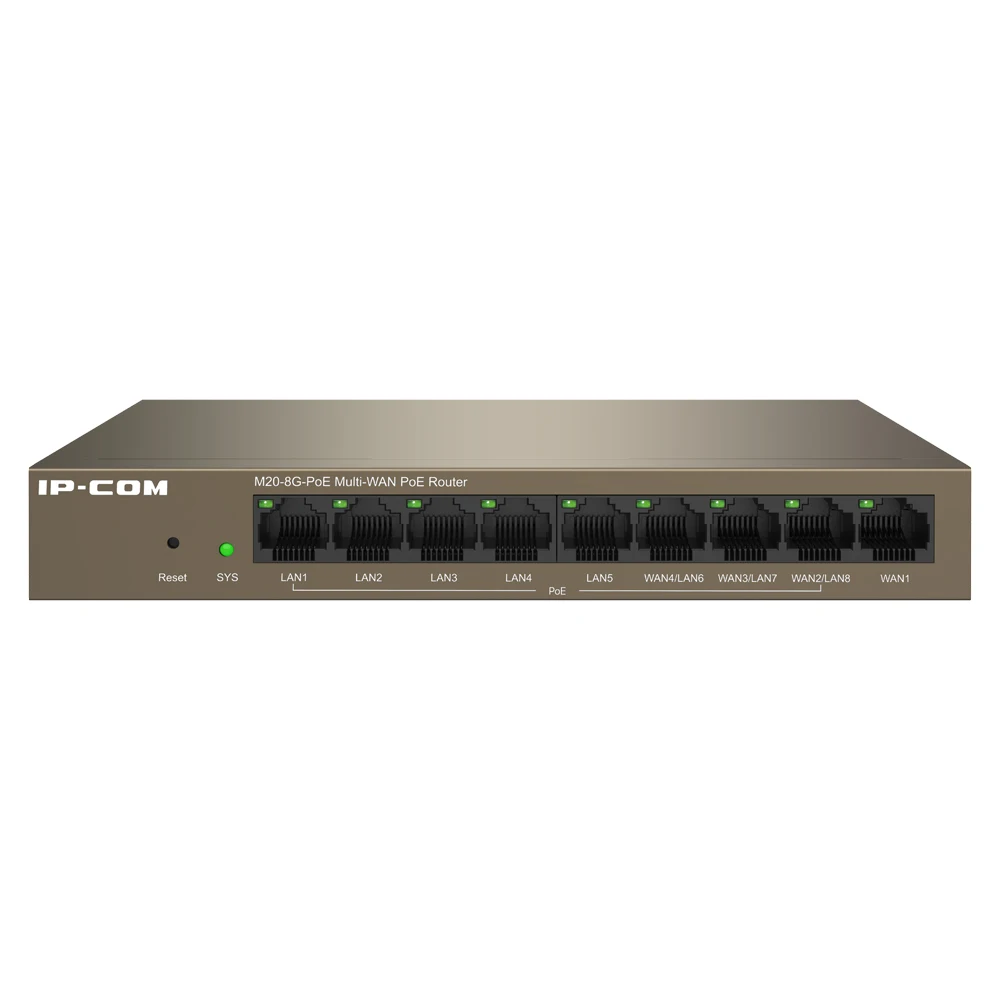 IP-COM 9-Port Full Gigabit Poe Router 9*10/100/1000M Rj45 порт Smart AP Management Port IPTV сближенность |