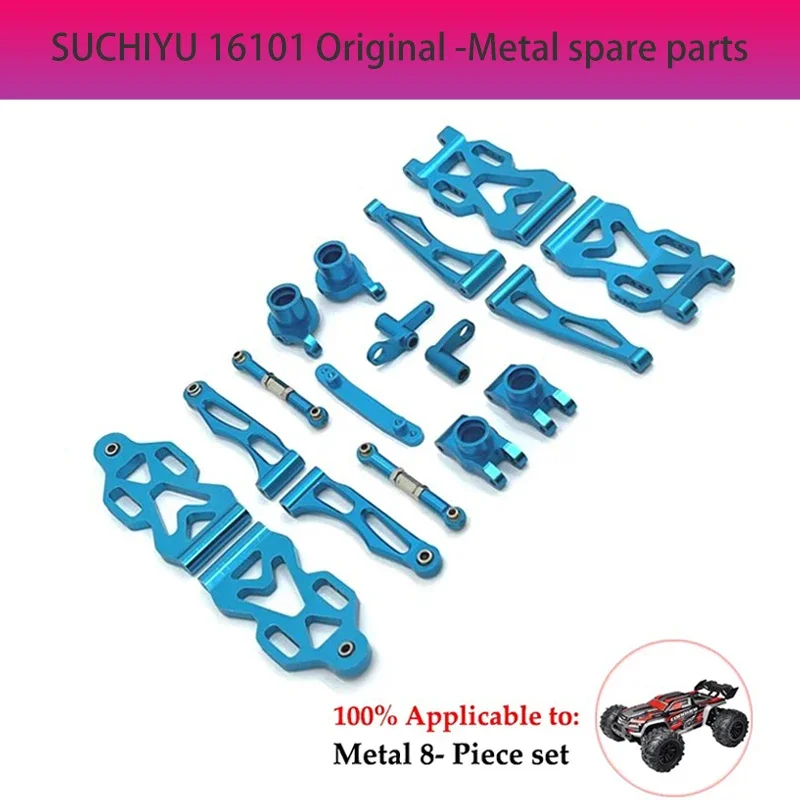 Torre De Choque Delantera Y Trasera Metal Para SCY 16101 16102 16103 16106 16201 1/16 Piezas Actualización Coche RC