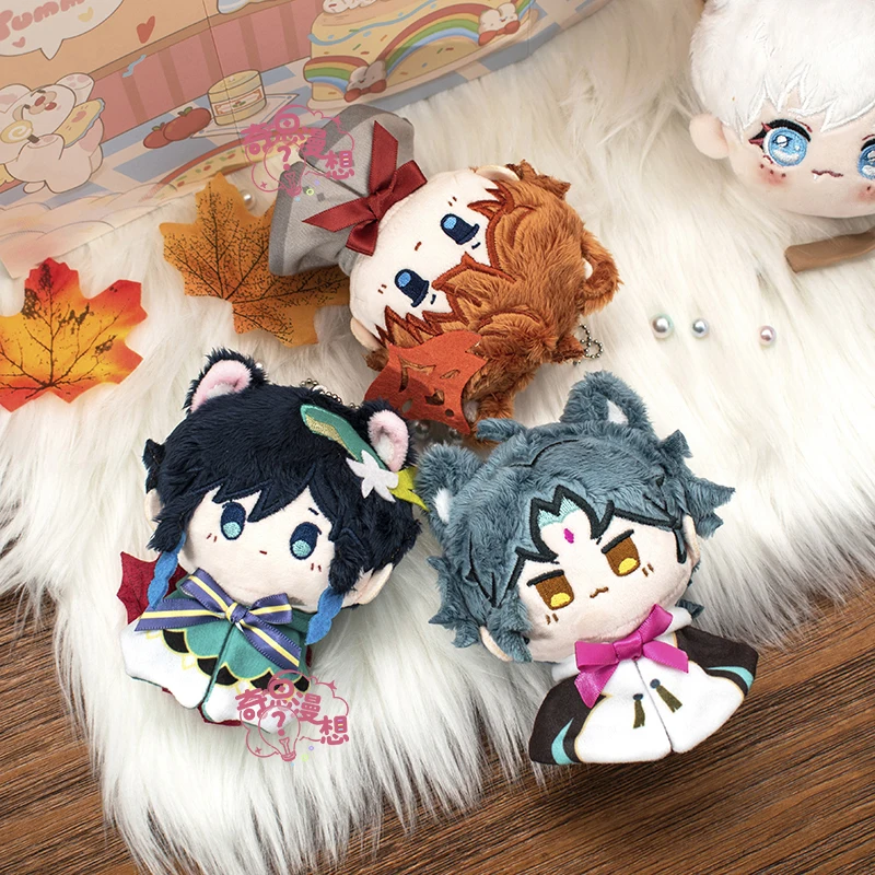 

Genshin Impact Plush Scaramouche Shikanoin Heizou Kamisato Ayato Yae Miko Keqing Shenhe Raiden YunJin Soft Doll Kids Gifts