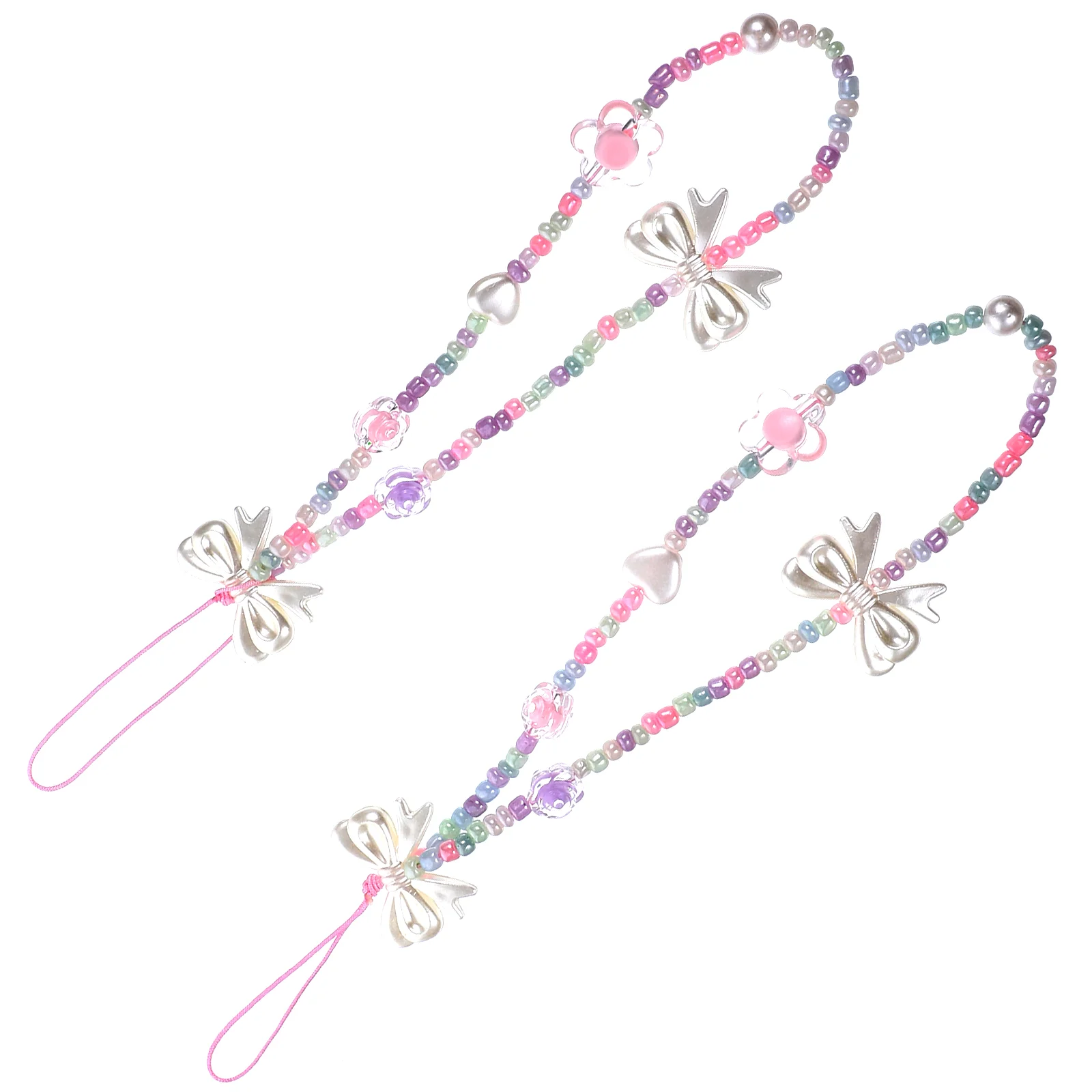 

2pcs Hanging Beaded Wrist Ropes Hanging Rope Decoration
