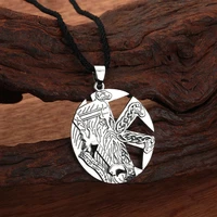 kolovrat slavic pendant amulet sterling for men necklace norse