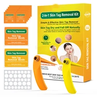 2 in 1 skin tag removal kit micro skin tag removal device mole stain wart remover face care beauty tools with cleansing swabs