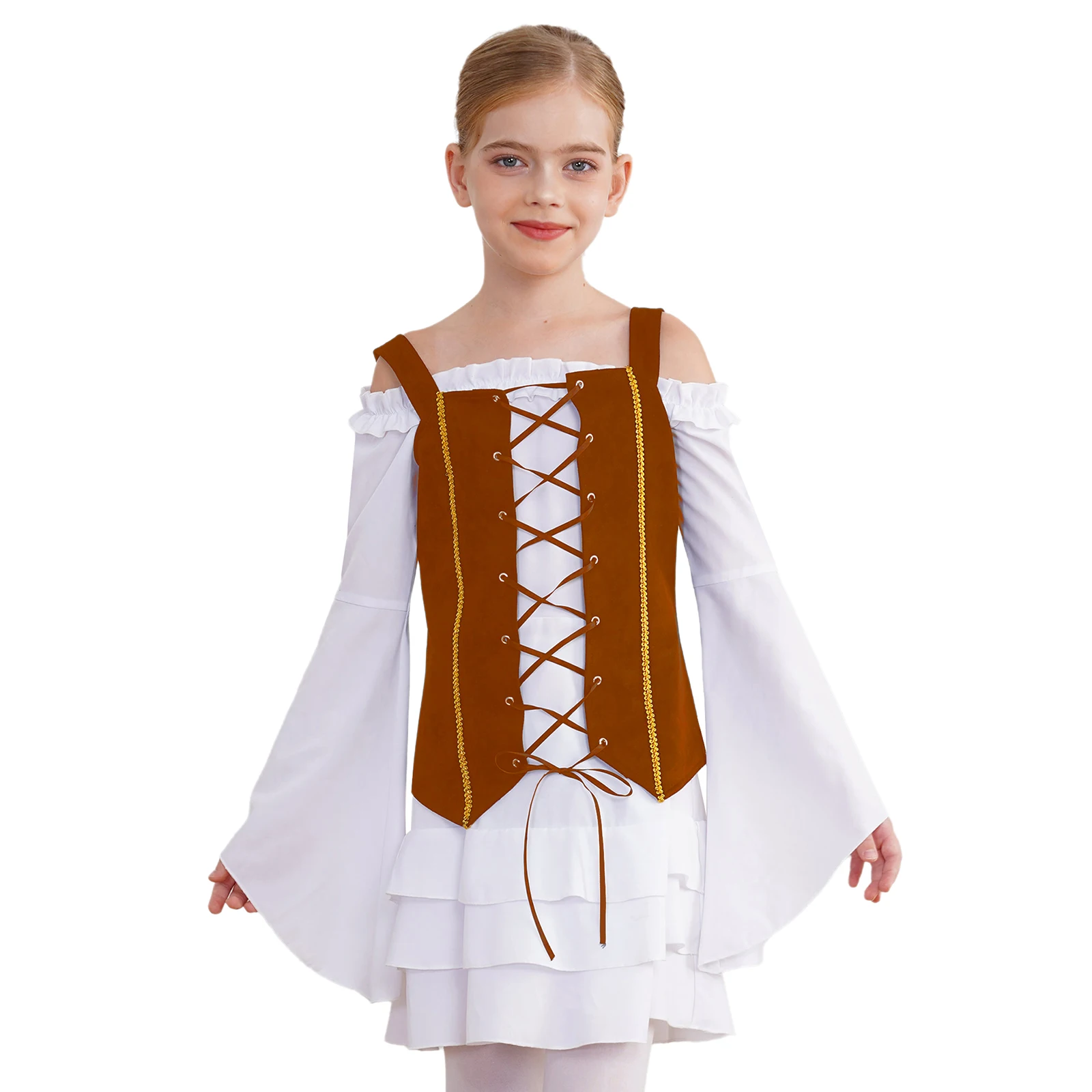 Женский костюм для косплея средневековой викторианской пиратской тематики