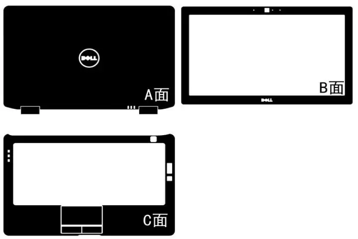 

Наклейка на ноутбук KH из углеродного волокна, защитный чехол для Dell Latitude E6330 13,3 дюйма