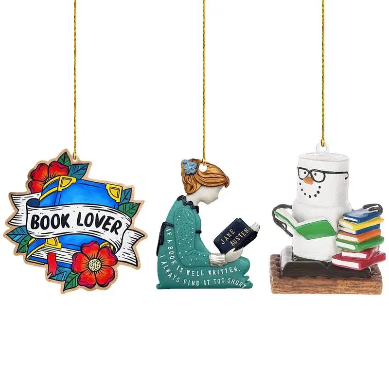 

Персонализированные рождественские украшения, Рождественская елка для чтения, акриловые подвесные украшения, украшения для рождественско...