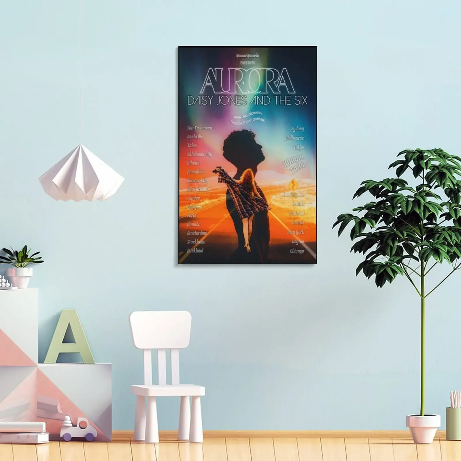 Печать на холсте AURORA WORLD TOUR - DAISY JONES AND THE SIX