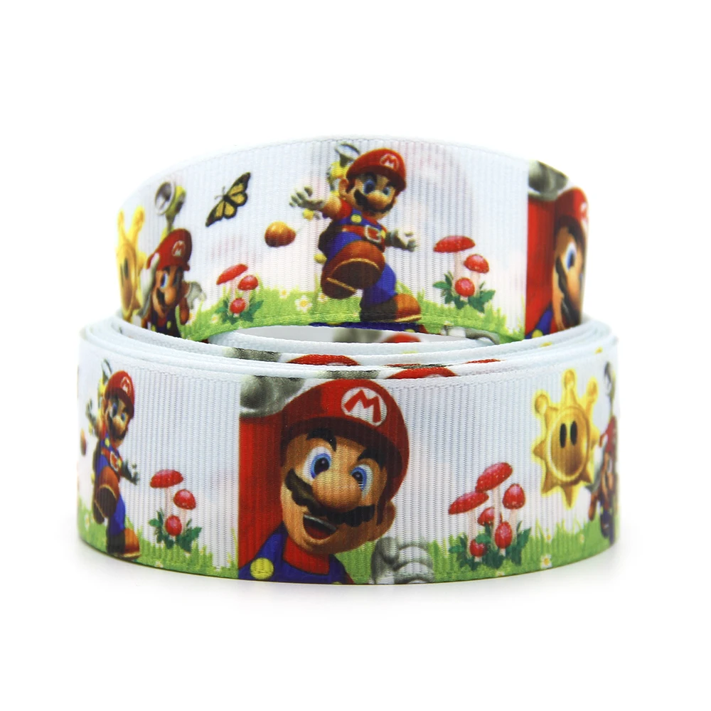 5 ярдов мультяшная игровая тема крупная лента ткань женское шитье искусство