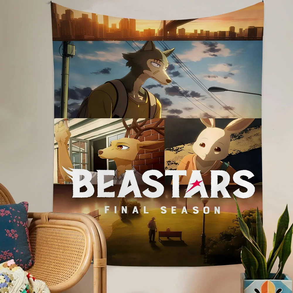 Аниме Beastars хиппи настенные гобелены для гостиной домашний декор в общежитии