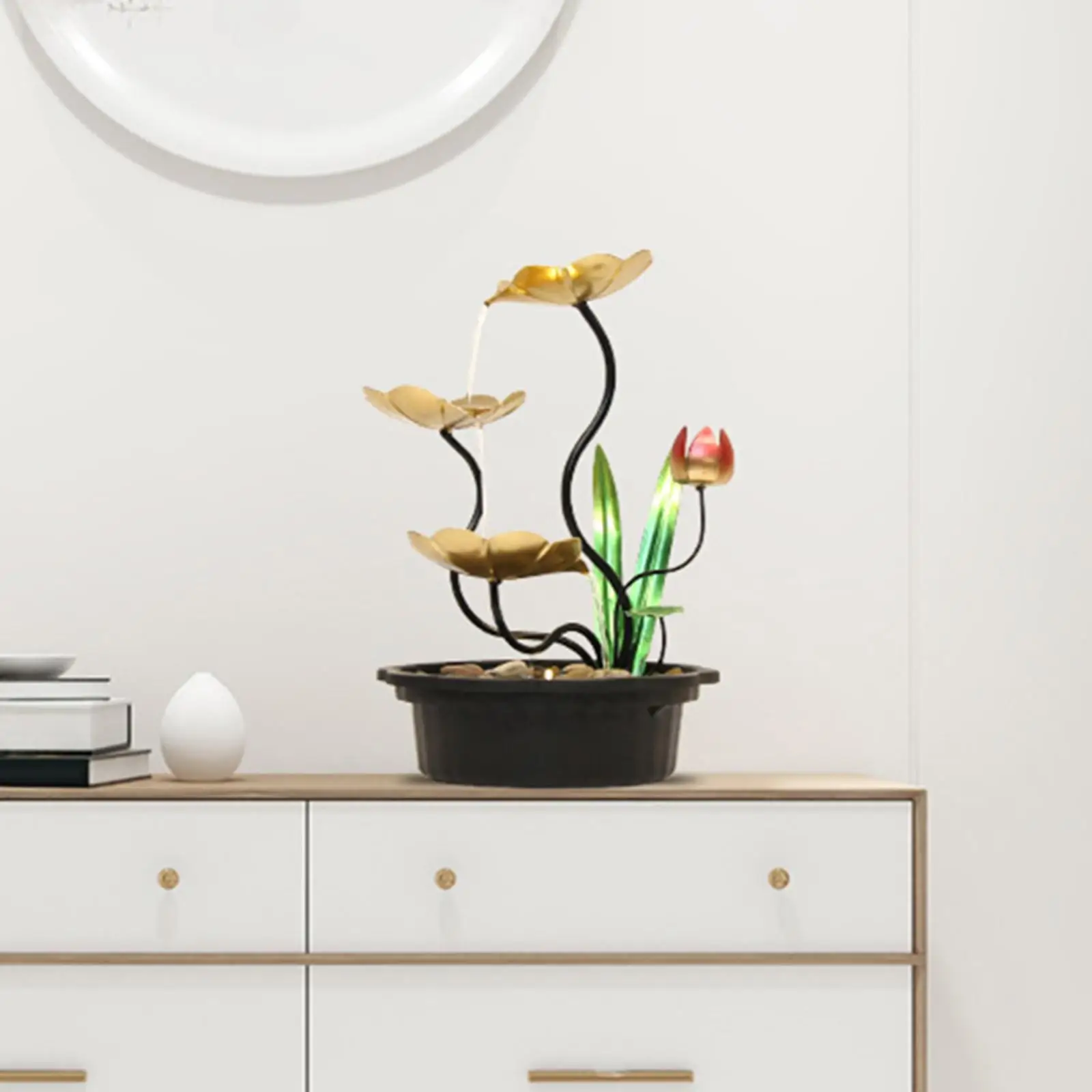 

Электрический настольные фонтанчики 3 уровня фэн-шуй для офисного декора