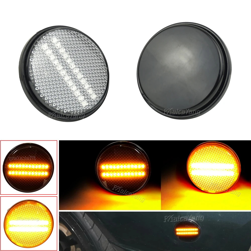 

Высококачественные светодиодные динамические указатели поворота для Mazda MX-5 Mk1, Mk2, Mk3, 1989-2010, 2011, 2012, 2013, 2014, 2015, боковые габаритные огни