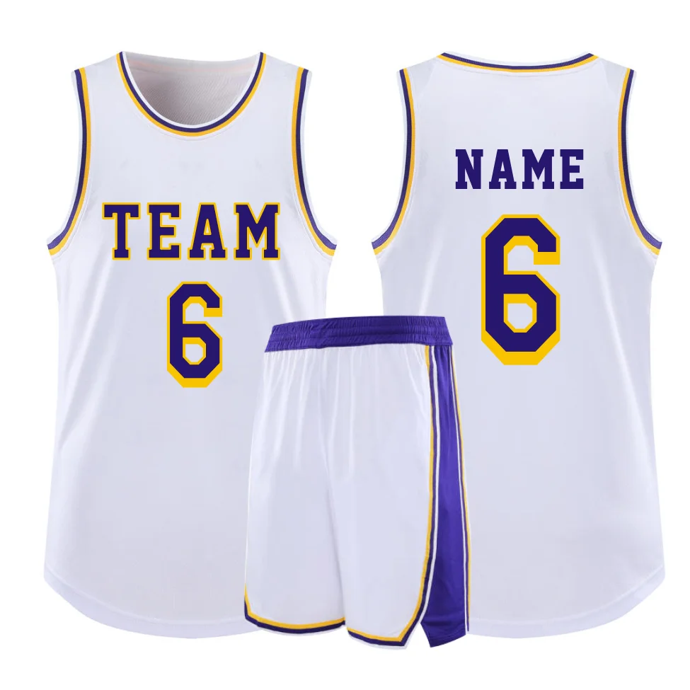 Custom Professional Basketball Suit Basketball Jerseys Men's Jerseys Youth Basketball Suit Outdoor Indoor Basketball Suit