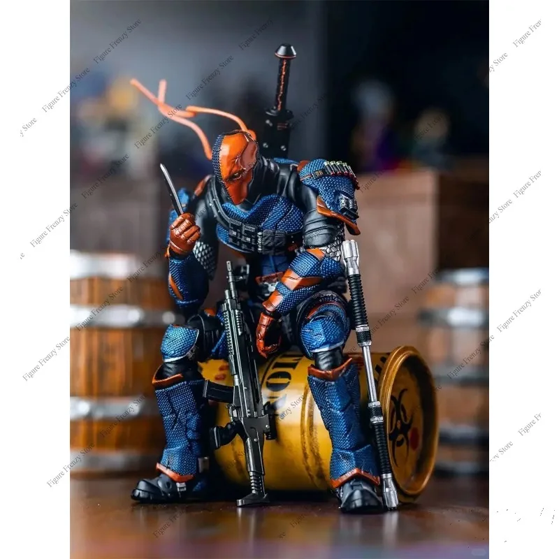 Фото Специальное предложение: LPZZ Rouno Cueure DC002 1/12 Deathstroke Arkham Knight — готовая модульная подвижная фигурка Бэтмена (модель) №5