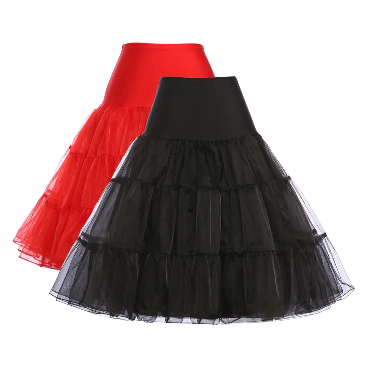 

50s Petticoat Skirt Rockabilly Dress Crinoline Tutu Underskirts for Women 2023