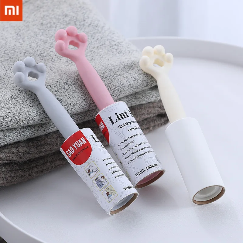 

Xiaomi Lint Removal Roller Mini Portable Dust Removal Brush Household Clothes Pet Sticky Roller Lint Removal Roller Cleaning