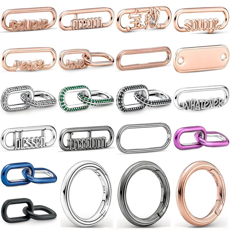 

Бусины-шармы для браслета, серебро 925 пробы